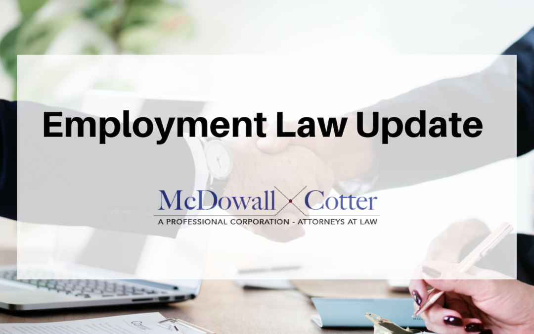 Employment Law Update Workshop – McDowall Cotter San Mateo
